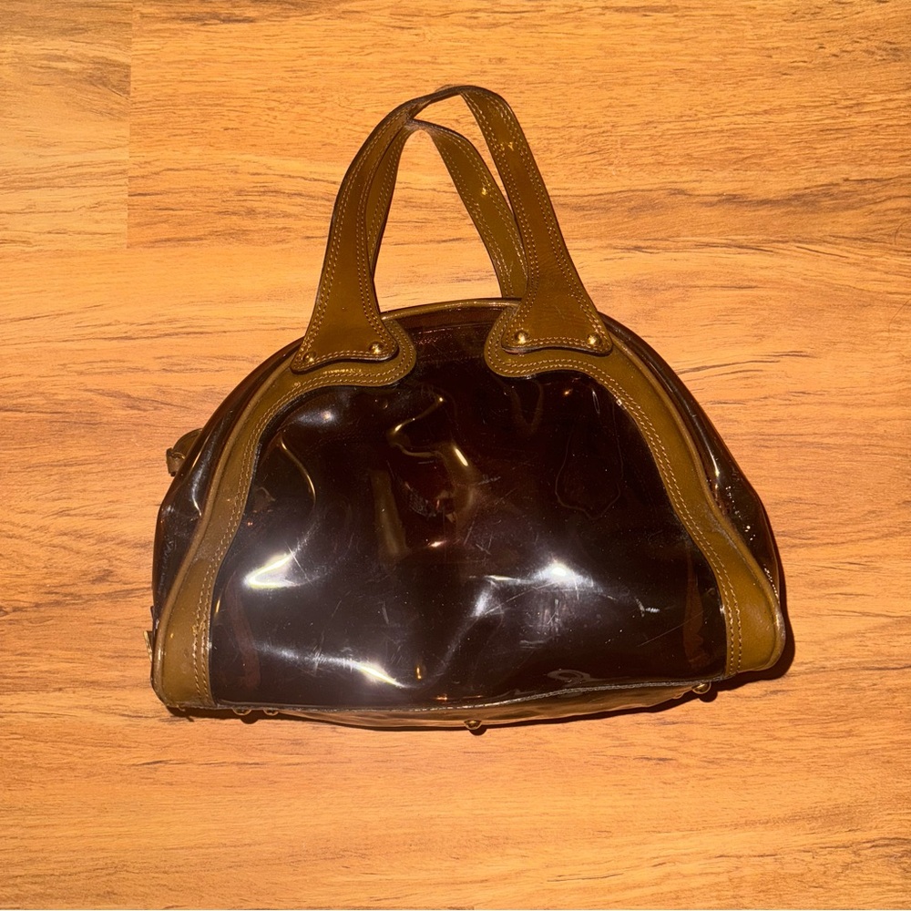 Elegant Brown and Tan Shoulder Bag